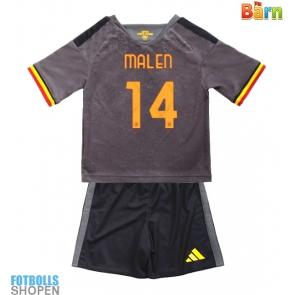 Billiga AS Roma Donyell Malen #14 Tredjeställ Barn 2026-27 Kortärmad (+ Korta byxor)